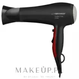 Фен Esperanza EBH004K Pamela 2200 Вт с концентратором и холодным обдувом черно-красный — фото 1