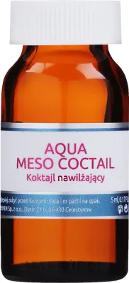 Коктейль для лица Charmine Rose Aqua Meso Cocktail увлажняющий, для профессиональных процедур, 6 ампул по 5 мл