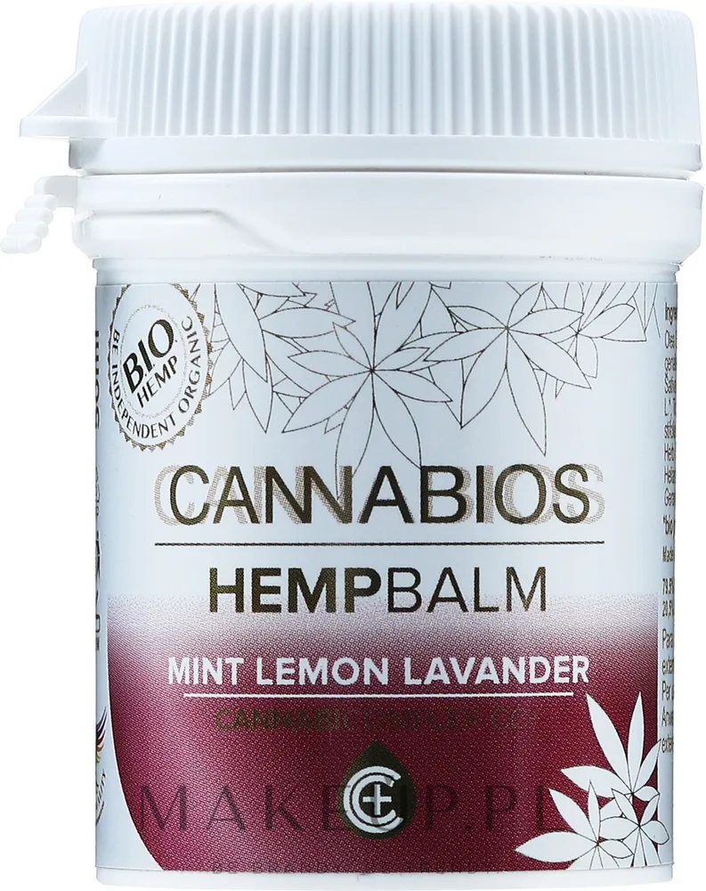 Cannabios Mint Lemon Lavander Hempbalm — конопляный бальзам для тела с мятой, лимоном и лавандой, 50 мл