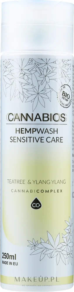 Конопляный гель для душа Cannabios с чайным деревом и иланг-иланг, 250 мл