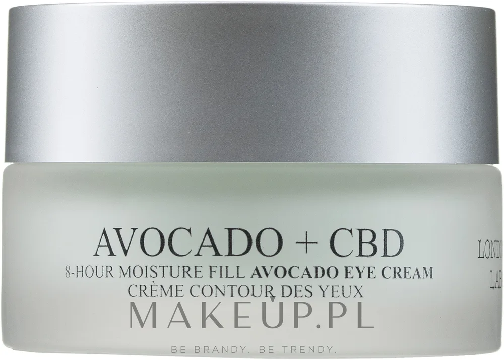 Крем для кожи вокруг глаз London Botanical Laboratories Bakuchiol + CBD Avocado Eye Cream увлажняющий, с бакучиолом и маслом авокадо, 30 мл