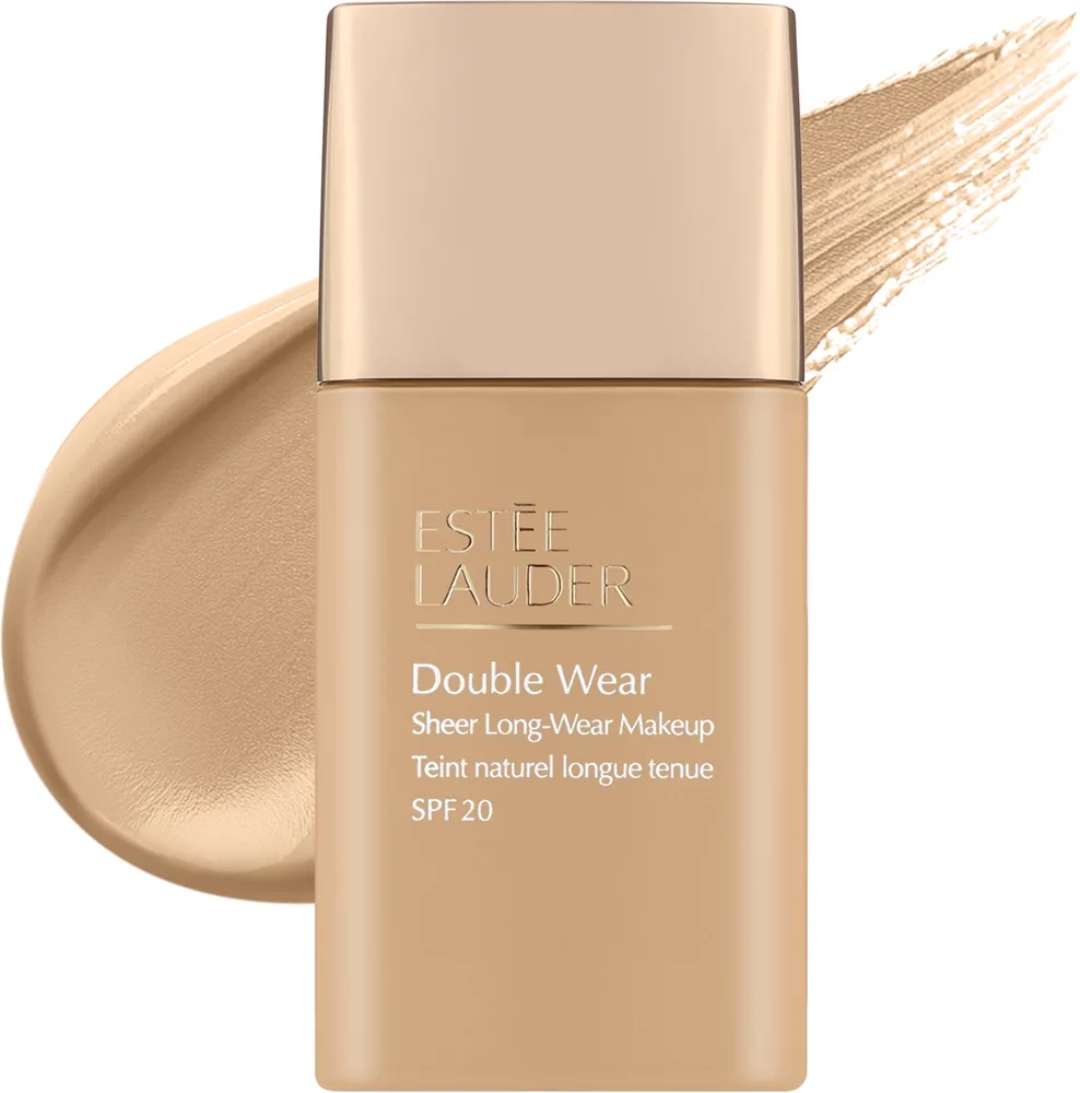 Тональный флюид Estee Lauder Double Wear Sheer матирующий SPF 20, 30 мл, оттенок 1W1 - Bone