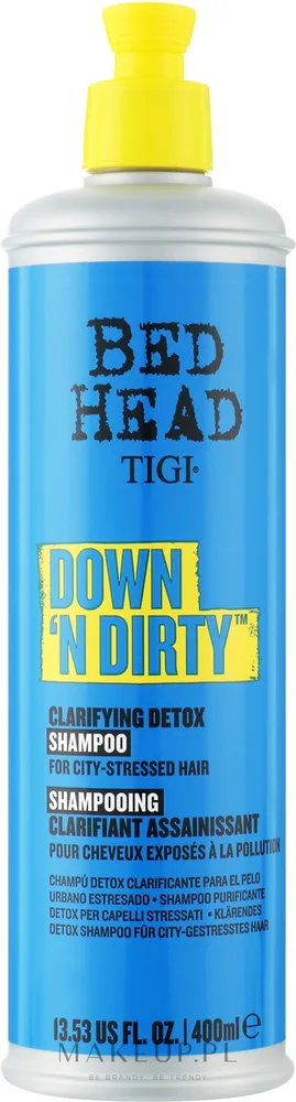 Шампунь детоксицирующий для волос Tigi Bed Head Down 'N Dirty Shampoo для окрашенных волос, 400 мл