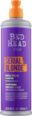 Фиолетовый шампунь для волос блонд Tigi Bed Head Serial Blonde Purple Toning Shampoo, тонирующий
