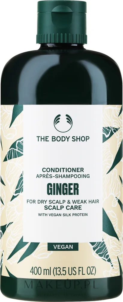 Кондиционер для волос против перхоти The Body Shop Ginger Scalp Care Conditioner, с имбирём, 60 мл / 250 мл / 400 мл