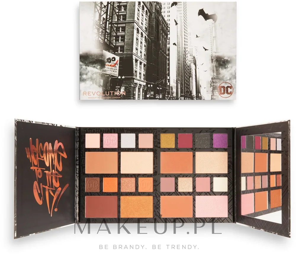 Палетка для макияжа лица и глаз Makeup Revolution X DC Universe Large Face & Eye Palette