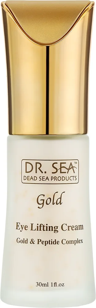 Dr Sea Dr. Sea Gold & Peptide Complex Eye Lifting Cream - Крем для области вокруг глаз Dr. Sea Gold & Peptide с золотом пептидами и маслом ши для зрелой кожи 30 мл
