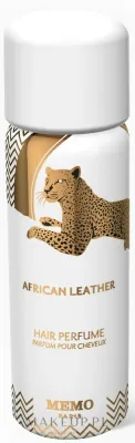 Дымка для волос Memo African Leather Hair Mist, восстанавливающая, с кожаным ароматом, 80 мл