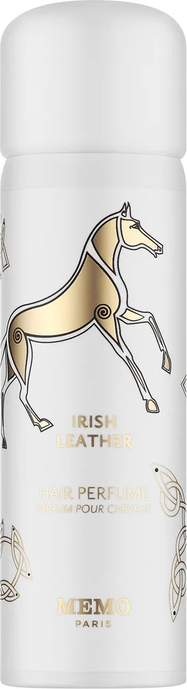 Парфюмированный мист для волос Memo Irish Leather Hair Mist с ароматом кожи и бобов тонка, 80 мл