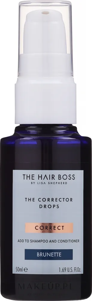 Капли-корректор цвета для тёмных волос The Hair Boss Brunette Corrector, 50 мл