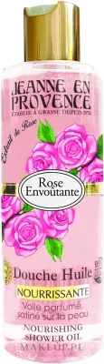 Масло для душа Jeanne en Provence Rose Nourishing Shower Oil питательное, с ароматом розы, 250 мл