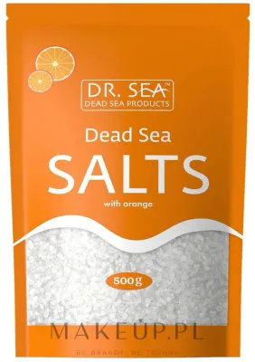 Dr Sea Salt With Orange соль Мертвого моря для ванн с экстрактом апельсина 500 г, минеральная соль для ванны с цитрусовым ароматом