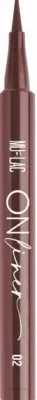 Подводка для глаз Mulac Eyes On Liner водостойкая, с тонким аппликатором, 1 мл, оттенок Dark Choco