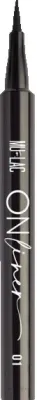 Подводка для глаз Mulac Eyes On Liner водостойкая, с тонким аппликатором, 1 мл, оттенок Total Black