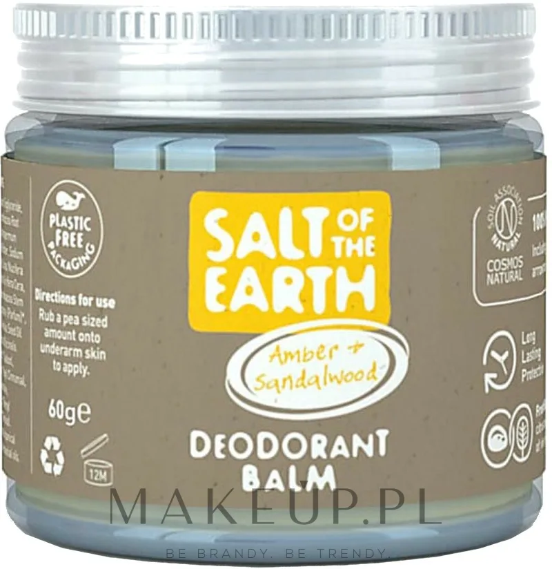 Натуральный дезодорант-бальзам Salt of the Earth Amber & Sandalwood