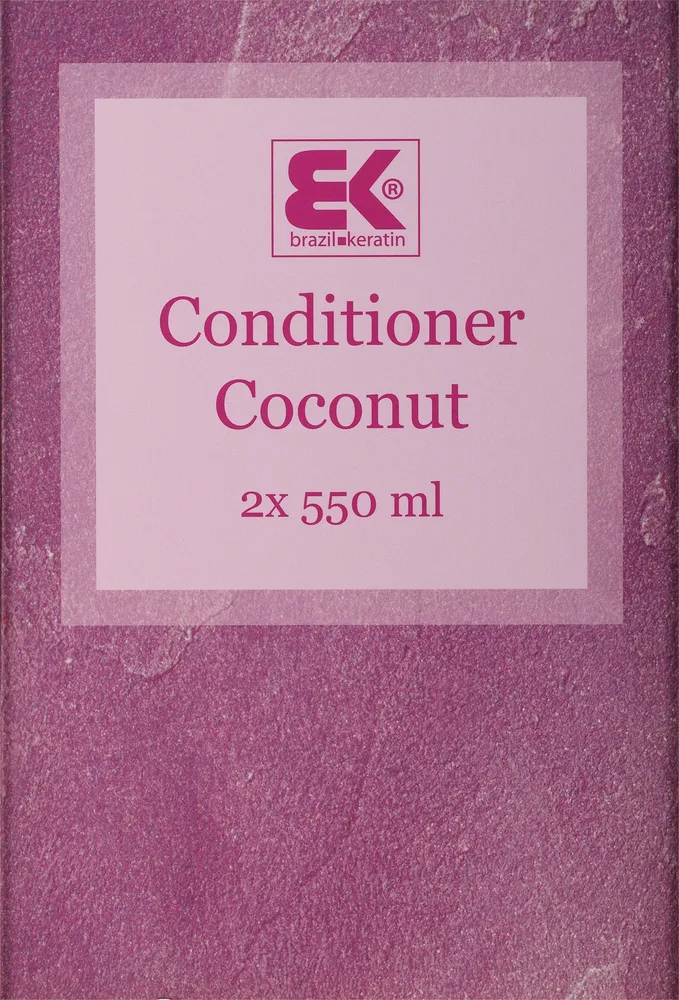 Набор кондиционеров Brazil Keratin Intensive Coconut с кокосовым маслом и кератином 2x550 мл