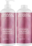 Набор кондиционеров Brazil Keratin Intensive Coconut с кокосовым маслом и кератином 2x550 мл — фото 2