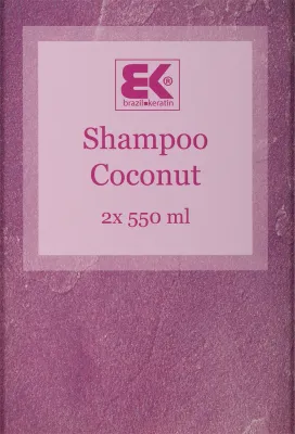 Набор шампуней Brazil Keratin Intensive Coconut с кератином для поврежденных волос 2x550 мл