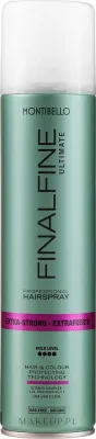 Лак для волос Montibello Finalfine Ultimate Extra-Strong Hairspray экстрасильной фиксации, с УФ-фильтром, 400 мл