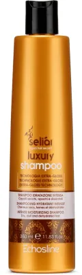 Шампунь для волос Echosline Seliar Luxury Shampoo интенсивно увлажняющий, с аргановым маслом, 1000 мл