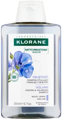 Шампунь Klorane Volume с органическим экстрактом льна для объёма