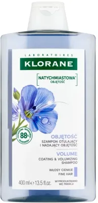 Шампунь Klorane Volume с органическим экстрактом льна для объёма, 400 мл