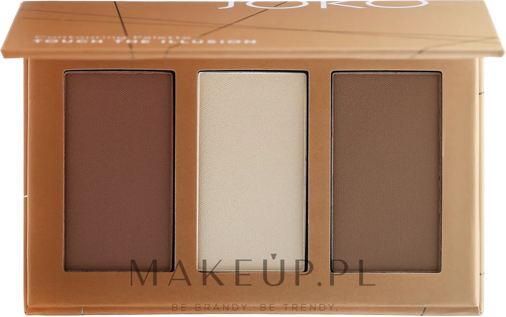 Палетка для контуринга лица Joko Touch The Illusion Contouring Palette, оттенок 02 - Cocoa
