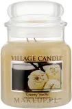 Village Candle Creamy Vanilla / Ароматическая свеча в стекле, ваниль, кокос и сливки, 397 г — фото 4