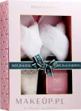 Набор для ног Baylis & Harding Jojoba Vanilla & Almond лосьон соль для ванны и тапочки 140 мл+100 г — фото 1
