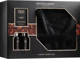 Набор Baylis & Harding Black Pepper & Ginseng гель для душа 100 мл гель для умывания 100 мл соль для ванны 75 г и халат — фото 1