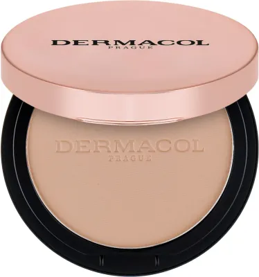 Пудра и тональная основа 2 в 1 Dermacol 24H Long-Lasting Powder And Foundation стойкая, матовый финиш, 9 г
