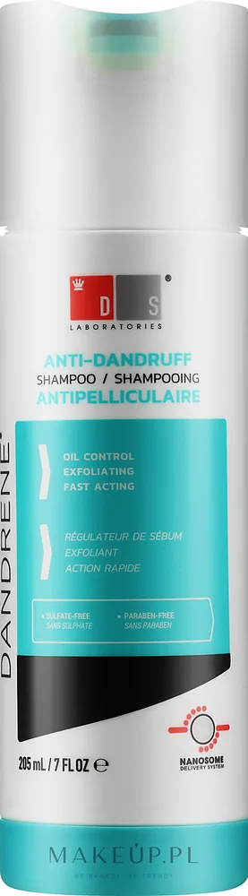 Шампунь против перхоти DS Laboratories Dandrene Anti-Dandruff Shampoo для кожи головы, 205 мл