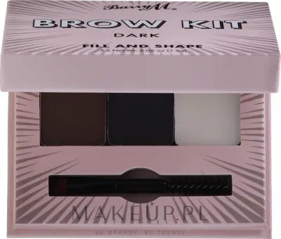 Палетка теней для бровей Barry M Fill and Shape с зеркалом и аппликатором