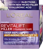 Крем для лица L'Oreal Paris Revitalift Filler [HA] дневной, против старения, с гиалуроновой кислотой, SPF 50 — фото 1