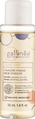 Тоник-вода Gallinee Face Vinegar очищающий с пребиотиками и гибискусом
