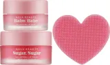 Набор для губ NCLA Beauty Pink Champagne бальзам сахарный скраб и силиконовая щеточка 10+15 мл — фото 2