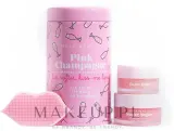 Набор для губ NCLA Beauty Pink Champagne бальзам сахарный скраб и силиконовая щеточка 10+15 мл — фото 3