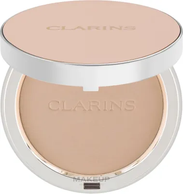 Пудра компактная Clarins Ever Matte Compact Powder матирующая, с зеркальцем и пуховкой, 10 г