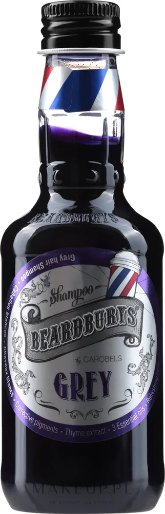 Шампунь Beardburys Grey тонирующий для светлых и седых волос для мужчин