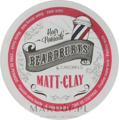 Глина для волос Beardburys Matt-Clay Carobels с матовым эффектом, экстремальной фиксации, 100 мл