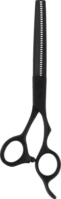 Ножницы парикмахерские филировочные Olivia Garden SilkCut PRO Matt Black, 35 зубцов, 6,35 дюйма