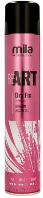 Сухой лак для волос Mila Professional BeART Dry Fix Extra Strong Hair Spray экстрасильной фиксации, 500 мл