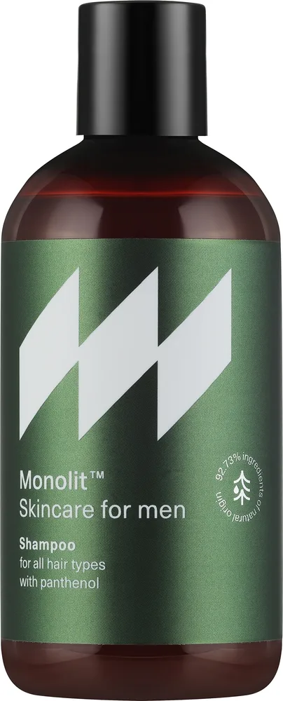 Шампунь Monolit Skincare For Men с пантенолом и ромашкой для всех типов волос 250 мл