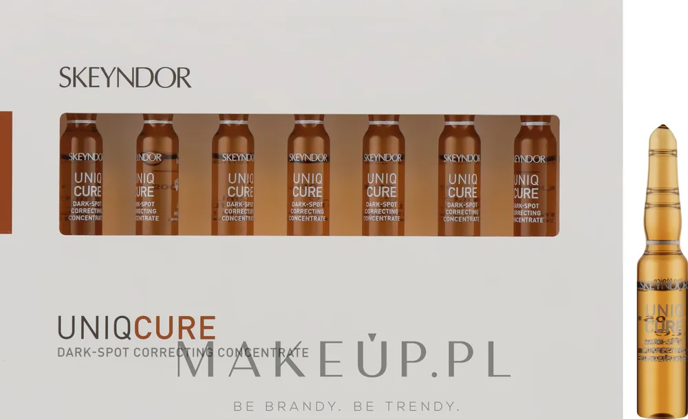 Ампулы для лица Skeyndor Uniqcure Dark-Spot Correcting осветляющие, для кожи с пигментацией, 7 x 2 мл