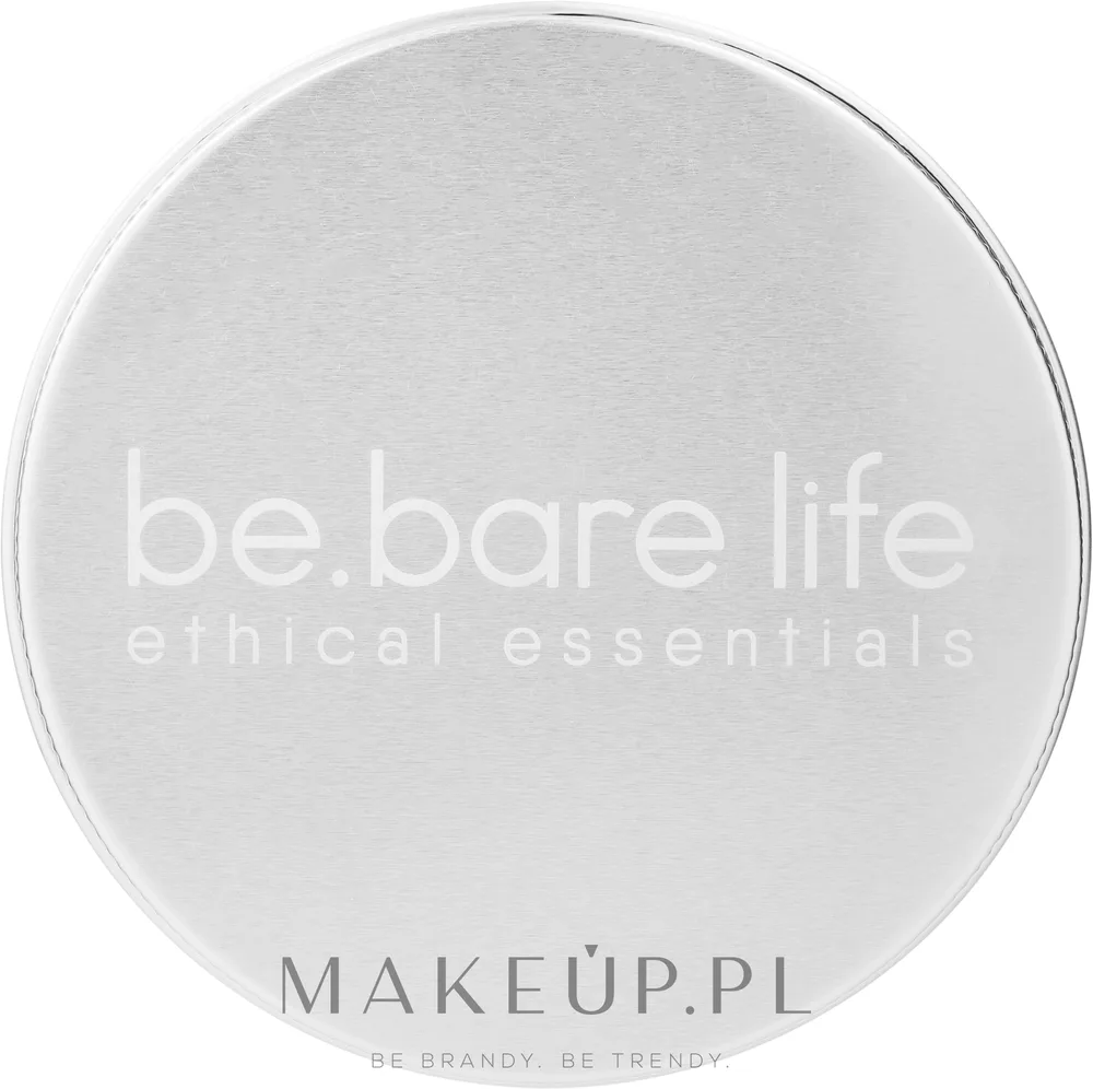 Дорожная алюминиевая банка Be.Bare Life Travel Tin с завинчивающейся крышкой, для твёрдых шампуней и кондиционеров