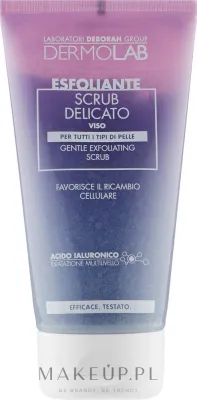 Скраб для лица Deborah Dermolab Scrub Esfoliante увлажняющий, с гиалуроновой кислотой, 150 мл