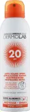 Dermolab Sun Milk Spray молочко спрей для загара SPF 20 150 мл, солнцезащитное для тела, водостойкое — фото 1