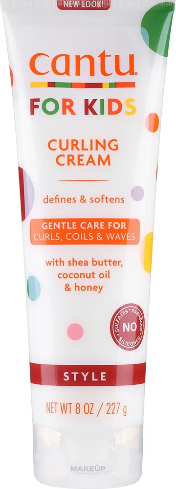 Крем для локонов Cantu Care For Kids Curling Cream с маслом ши и кокосовым маслом, 227 г