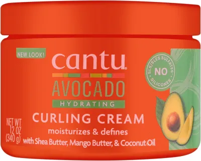 Крем для волос Cantu Avocado Hydrating Curling Cream увлажняющий, с авокадо, для локонов