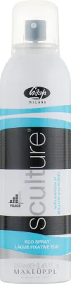 Лак для волос Lisap Sculture Eco Spray сильной фиксации, без газа, с УФ-фильтром, 250 мл